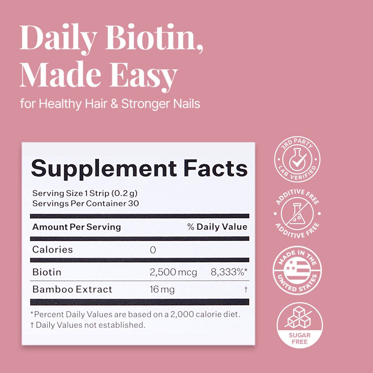 Biotin – 30 Streifen